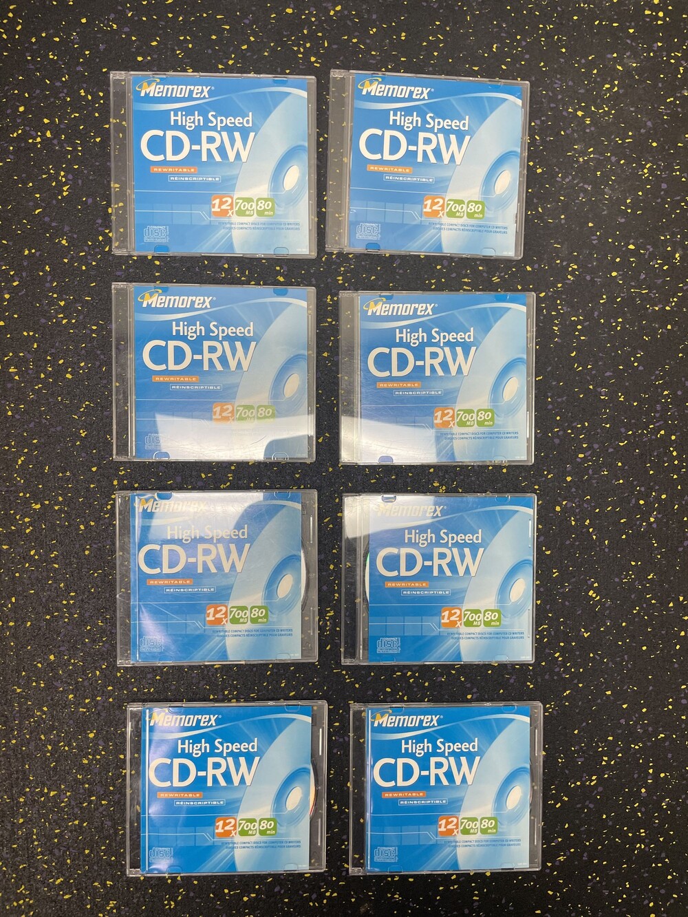Memorex High Speed CD-RW 12x 700 MB 80 min Rewritable Discs Set of 10